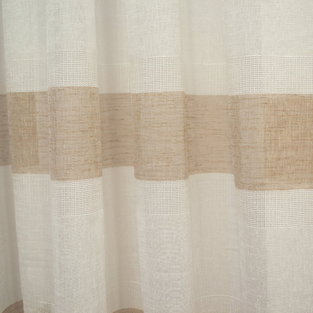 Perdea Velaria in dungi maro, 250x245 cm [1]