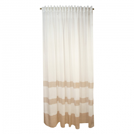 Perdele - Perdea Velaria in dungi maro, 250x245 cm