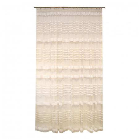 Perdele - Perdea Velaria tiul dungi albe, 280x260 cm