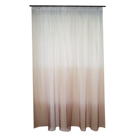 Perdele moderne - Perdea Velaria tiul degrade maro, 200x250 cm