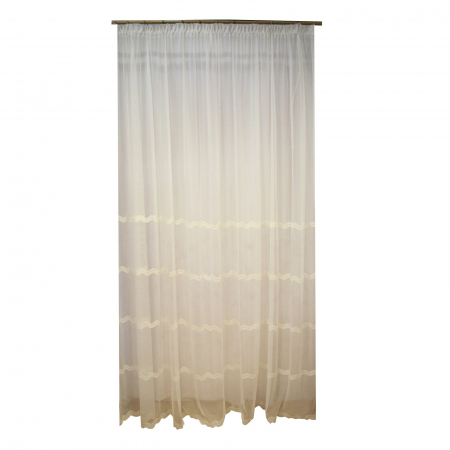 Perdele la oferta - Perdea Velaria tiul ivory, 280x265 cm