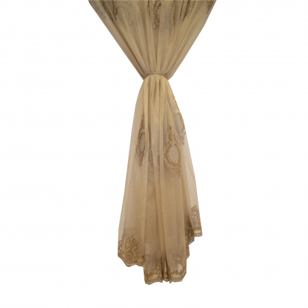 Perdea Velaria tiul luxury maro, 400x235 cm [4]