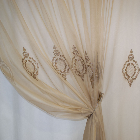 Perdea Velaria tiul luxury maro, 400x235 cm [2]