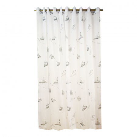 Perdele - Perdea Velaria batist far cu capse, 300x270 cm