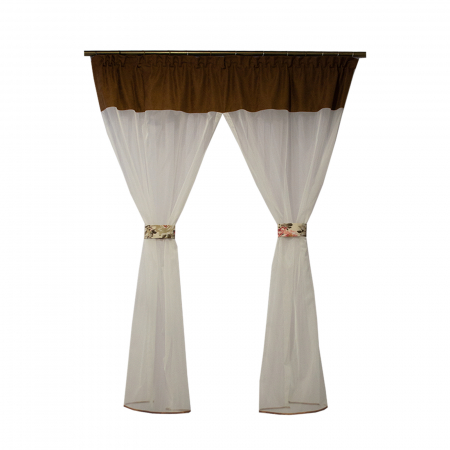 Perdele bucatarie - Perdea Velaria tiul ivory, 140x165 cm