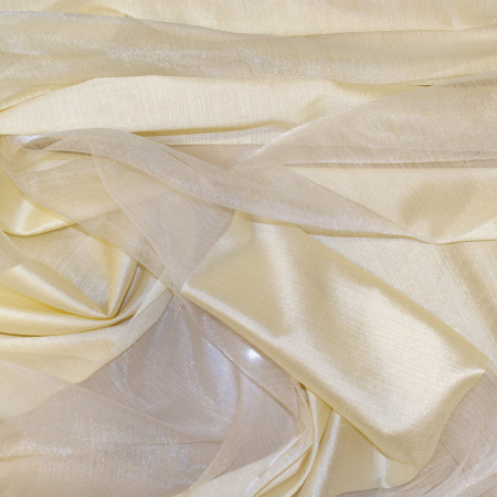 Perdea Velaria organza benzi crem, 400x250 cm [1]