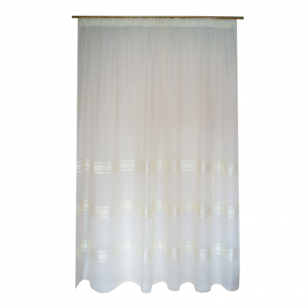 Perdele la oferta - Perdea Velaria voal Elizabeth ivoire, 280x250 cm