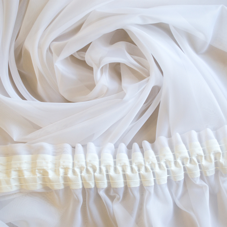 Perdea Velaria voal alb cu pinguini, 260x175 cm [2]