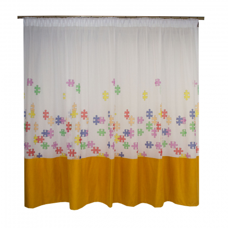 Perdea Velaria puzzle multicolor, 270x160 cm [0]