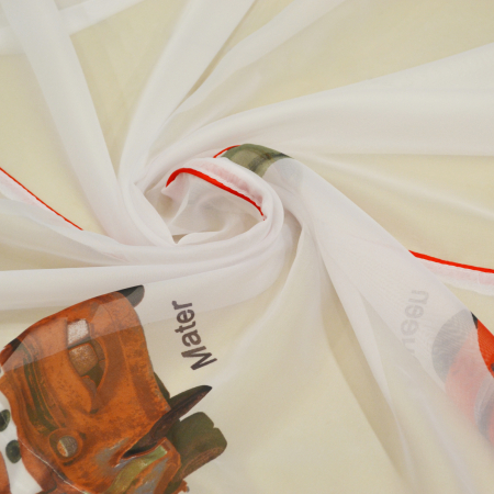 Perdea Velaria voal alb cu masini, 290x180 cm [1]