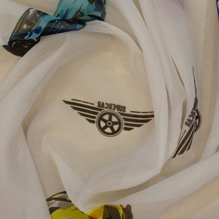 Perdea Velaria voal alb cu masini, 380x185 cm [5]