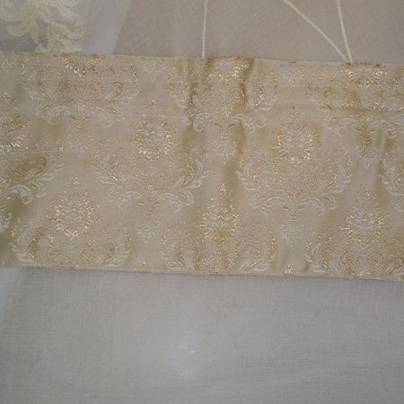 Perdea Velaria in baroc ivoire si tafta,  90x160 cm [1]