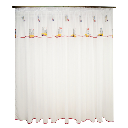 Produse - Perdea Velaria voal alb insula comorii, 435x195 cm