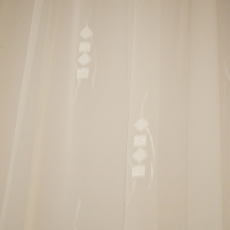 Perdea Velaria voal unt cu imprimeu geometric, 260x245 cm [3]