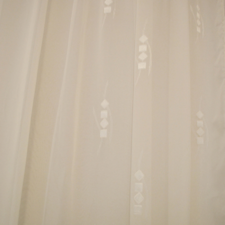 Perdea Velaria voal unt cu imprimeu geometric, 260x245 cm [2]