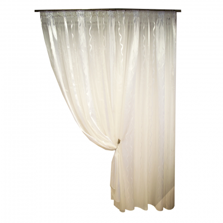 Perdea Velaria organza alba, 380x245 cm [3]