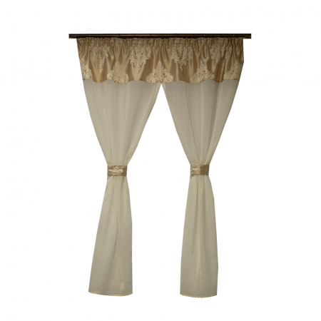 Perdea Velaria in ivory, 150x155 cm [1]