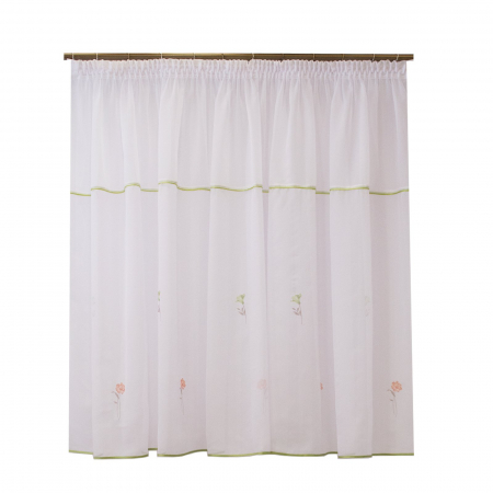 Perdele unicat - Perdea Velaria cu flori, 290x155 cm