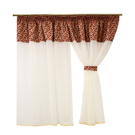 Perdea Velaria voal ivoire, 250x155 cm [1]