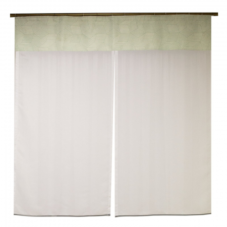 Perdea Velaria voal alb cu tafta menta, 145x150 cm [2]