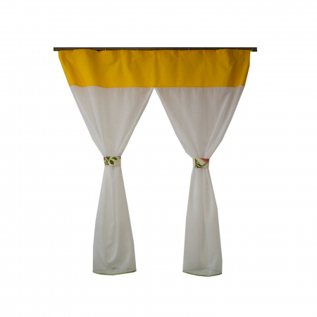 Perdele moderne - Perdea Velaria in alb, 140x165 cm