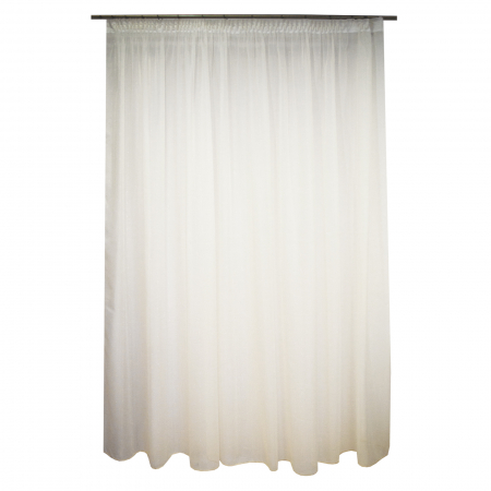 Perdele la oferta - Perdea Velaria alba transparenta, 590x255 cm