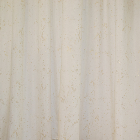 Perdea Velaria voal premium ivoire cu patina aurie, 300x250 cm [1]