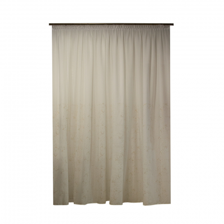 Perdele de lux - Perdea Velaria voal premium ivoire cu patina aurie, 300x250 cm