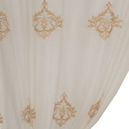 Perdea Velaria tiul alb cu broderie, 135x245 cm [1]