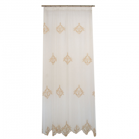 Perdea Velaria tiul alb cu broderie, 150x245 cm [0]