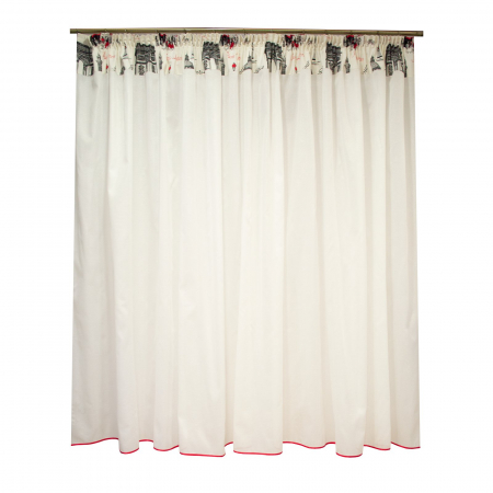 Perdele la oferta - Perdea Velaria in alb shiny, 335x185 cm