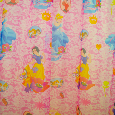 Perdele Velaria voal cu printese roz 200x245 cm [1]