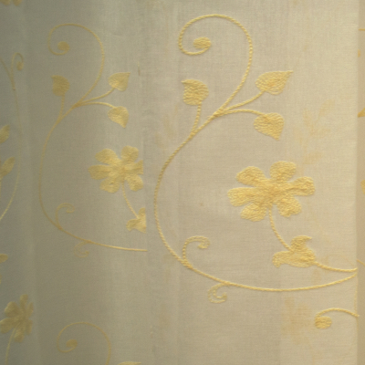 Perdele inisor flori galben 270x245 cm [3]