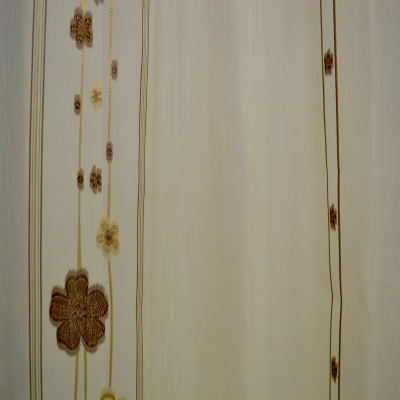 Perdele Velaria sable cu flori wenge [1]