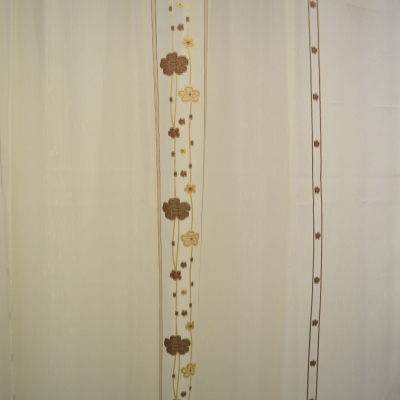 Perdele Velaria sable cu flori wenge [3]