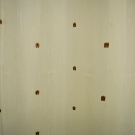 Perdele moderne - Perdele Velaria sable cu flori mici wenge 210x245 cm