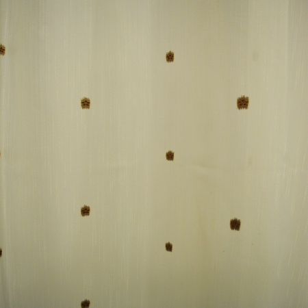 Perdele Velaria sable cu flori mici wenge 210x245 cm [2]