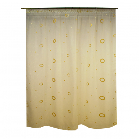 Perdele la oferta - Perdele Velaria sable cercuri cream