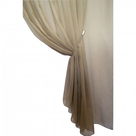Perdele Velaria tul degrade maro, 300x255 cm [1]