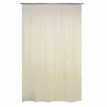 Perdele unicat - Perdele Velaria in flori gold 260x245