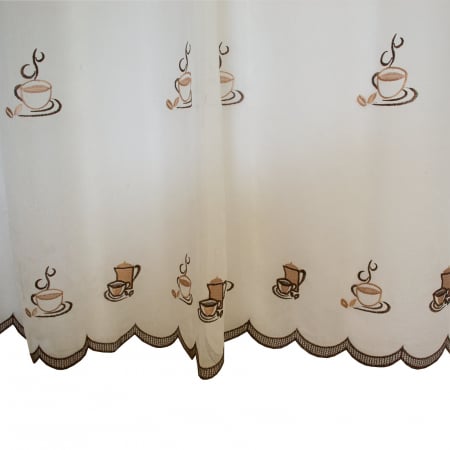 Perdele Velaria cu cesti de cafea, 200x280 cm [1]