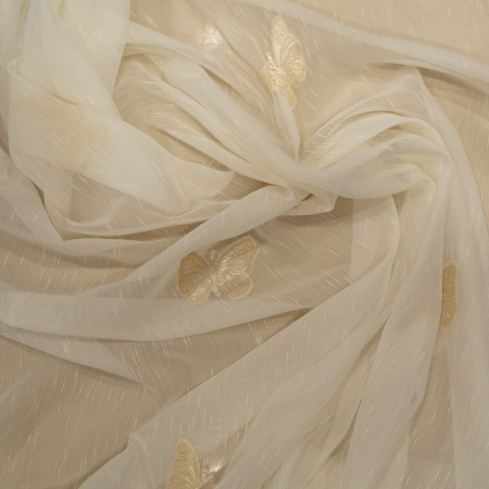 Perdele Velaria sable fluturi bej, 190x250 cm [1]