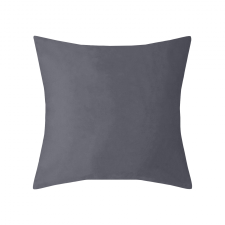 Perne - Perna Velaria, catifea Graphite Gray, 40x40 cm - Burduf cadou