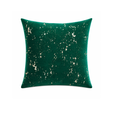 Naproane - Perna Velaria, catifea Green Cosmos 40x40 cm - Burduf cadou