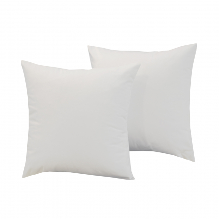 Perna Velaria, catifea White, 40x40 cm - Burduf cadou [1]