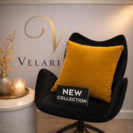 Perna Velaria galben 40/40 cm - Burduf cadou [1]