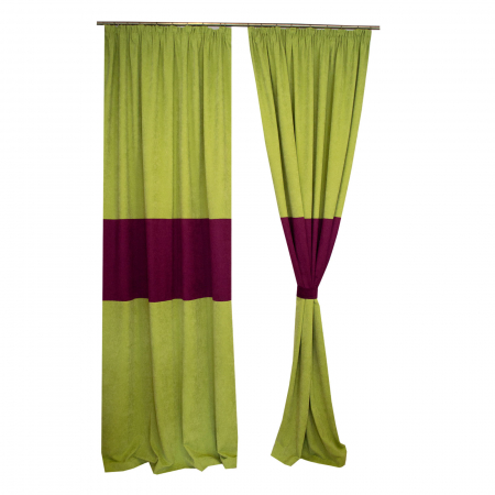 Set draperii Velaria green apple, 2*165x260 cm [2]