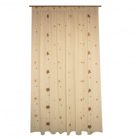 Perdele balcon - Perdea Velaria daisy unt cu wenge