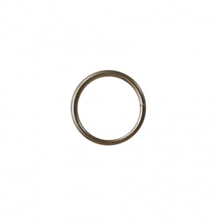 Galerie metal - Set 10 inele galerie metal fi19 mm cu clips - auriu antic
