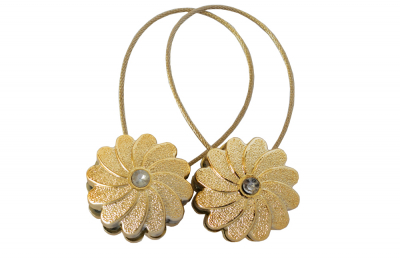 Magneti - Set 2 magneti decorativi Velaria cu sufa metalica 13 cm